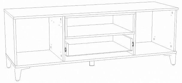 Тумба под ТВ Bergen НМ 013.43 - Вид 4