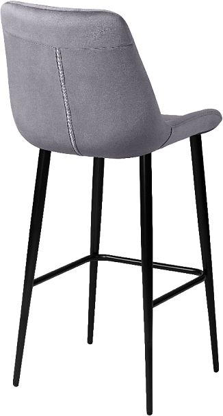 Барный стул Эйден, темно-серый H-15/черный - Вид 4