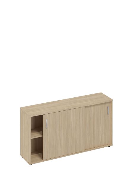 Шкаф-купе низкий (для 2-х столов 70) A4 А4 303 БП дуб скандинавский - Вид 1