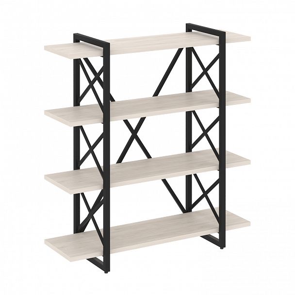 Стеллаж на опорах "Loft" VR.L-MST.O-4.8V денвер светлый/черный - Вид 1