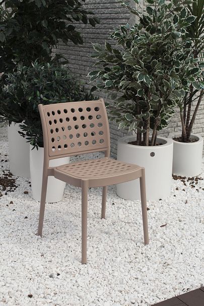 Стул Sheffilton SHT-S181 молочный какао - Вид 6