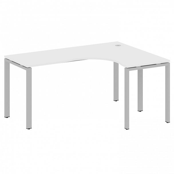 Стол "Metal System" БП.СА-4 белый/серый - Вид 1