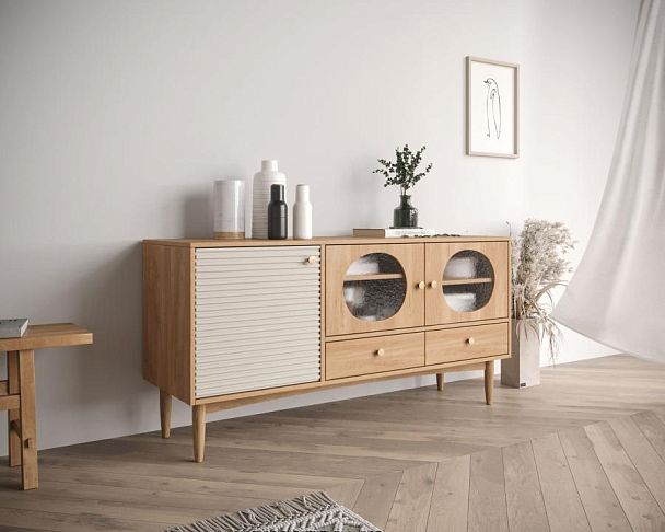 Комод Bubble с тремя дверками и двумя ящиками арт BBL03 - Вид 4