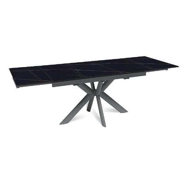 Стол раскладной Strong (140+40+40), керамика матовая Black Gold - Вид 4