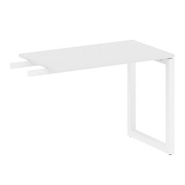 Metal System Quattro Приставной элемент на О-образном м/к 50БО.ПР-3 Белый/Белый металл 1000*600*750 - Фото предпросмотра