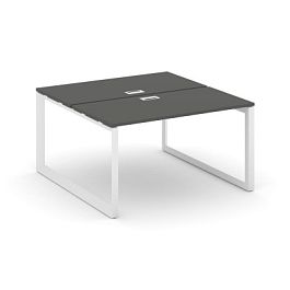 Style Project Next Рабочая станция двухсторонняя SN-59O.DRS-001 Антрацит/Металл Белый/Белый Заглушка 980*1232*750 - Фото предпросмотра