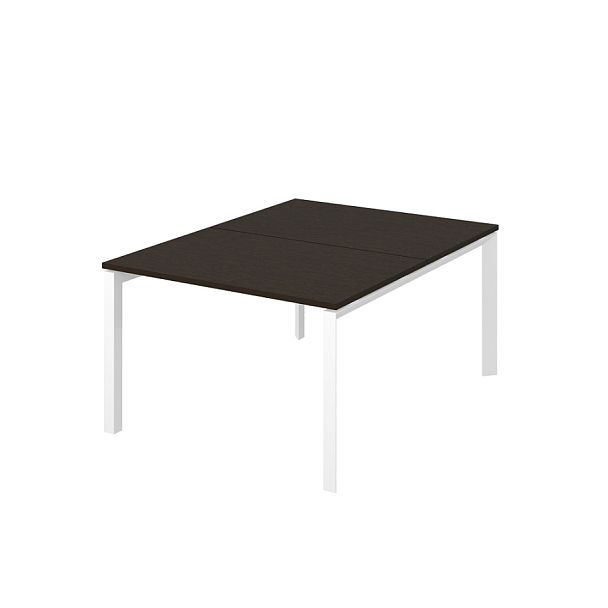 Рабочая станция на металлокаркасе "Столы для персонала"  ПК-ТНП-СР120Х160Н2/МК/БЭ-В2-707 дуб ферраре - Вид 1