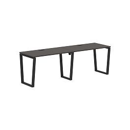 Стол 2-х местный EVWST 2367 Мокко/Черный 2326х670х750 EDIS - Фото предпросмотра