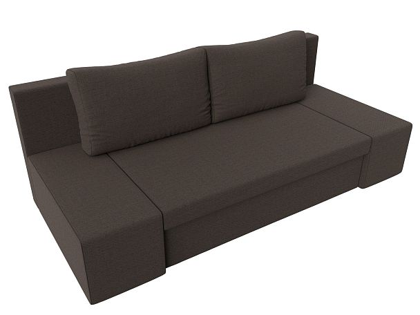 Диван прямой Сан Марко Рогожка коричневый - Вид 5