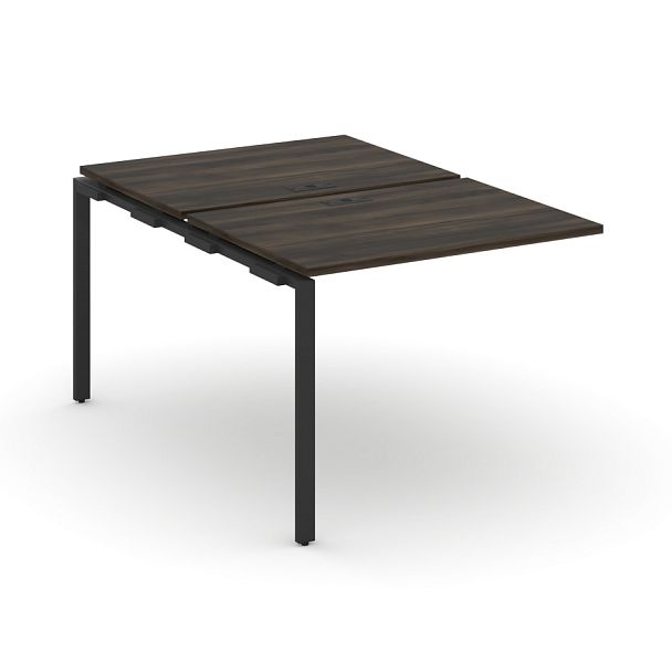 Concept Двойной наборный элемент рабочей станциии CN.DNRS-001 Дуб Мали/Металл Черный 980*1480*750 - Вид 1