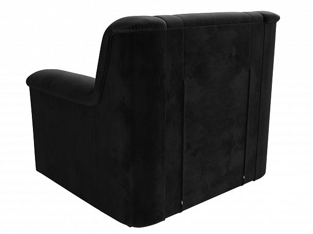 Кресло Карелия (полностью велюр черный) - Вид 6