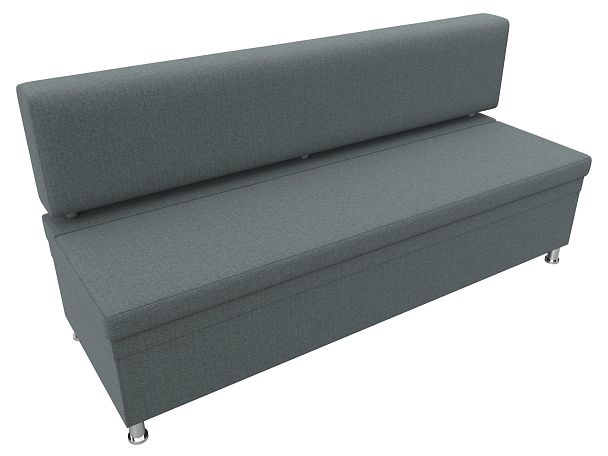 Диван кухонный прямой Стайл Рогожка серый - Вид 5