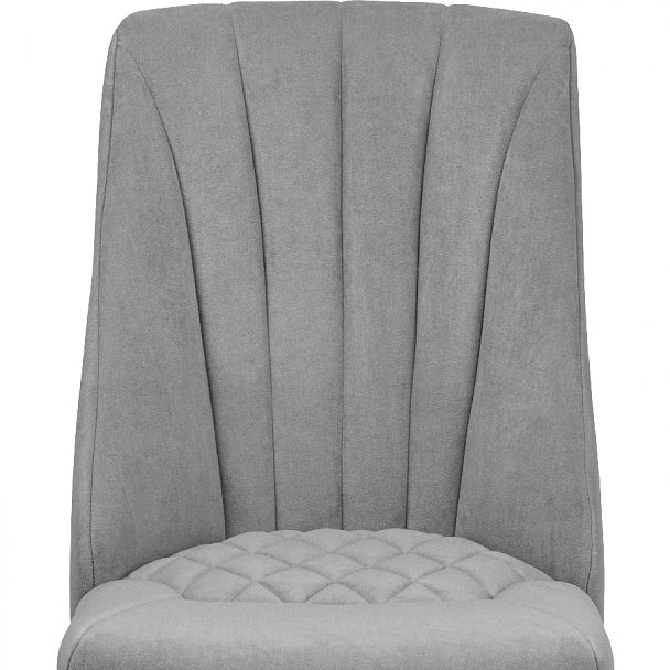 Стул деревянный мягкий Лорелин Белый/Серый велюр - Вид 7