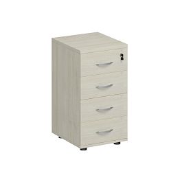 Тумба приставная 4-х ящичная с замком Комфорт КФ К.311 ДШ дуб шамони - Фото предпросмотра