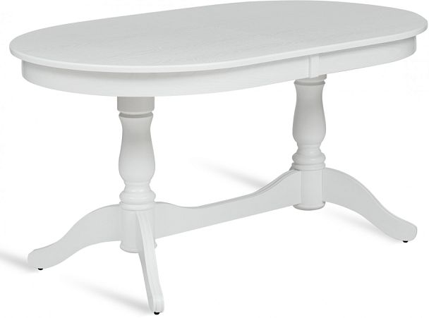 Стол деревянный раздвижной Барэнт 150(190)х90х76 Белый - Вид 1