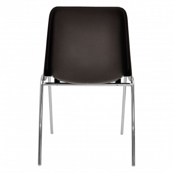 Стул Vicenza (4 ножки) Каркас хром, коричневый, стопируемый - Вид 2