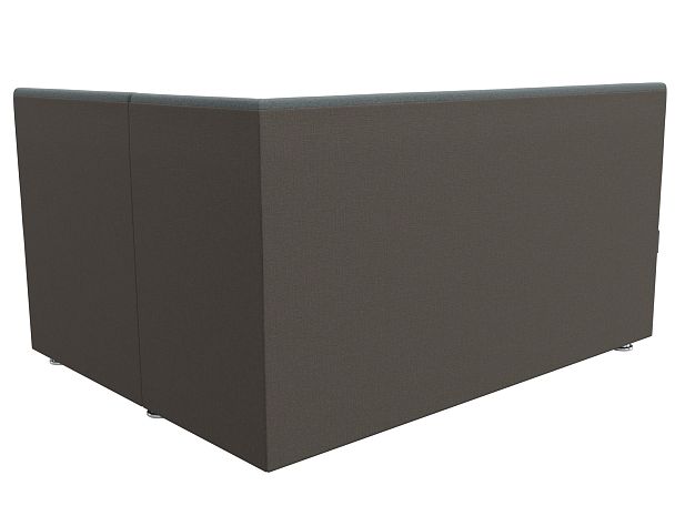 Диван кухонный угловой Уют правый угол Рогожка серый - Вид 6