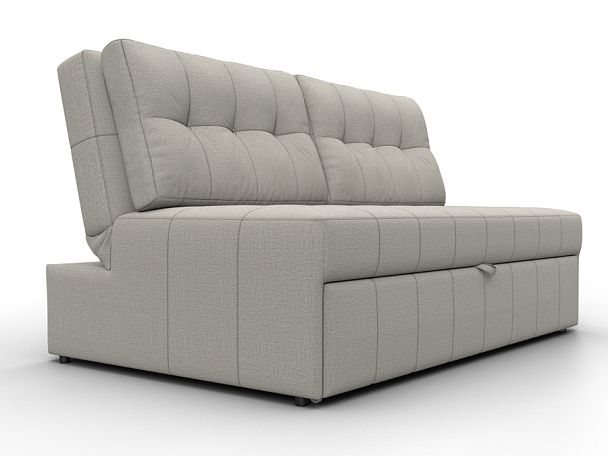 Диван прямой Лига-107 (140) Рогожка бежевый - Вид 3