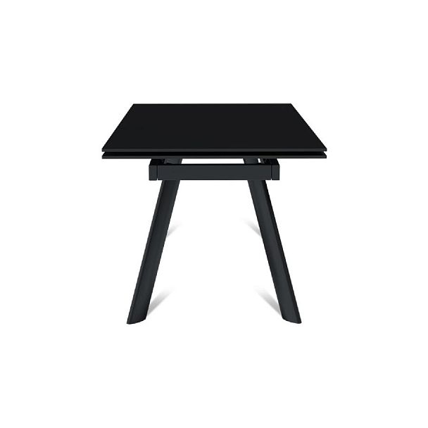 Стол раскладной Stone (140+40+40), керамика матовая черная - Вид 3