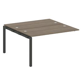 Metal System Quattro Р. ст. криволинейная на П-образном м/к 50БП.РАС-СА-2.3 Вяз/Антрацит металл 1400*2435*750 - Фото предпросмотра