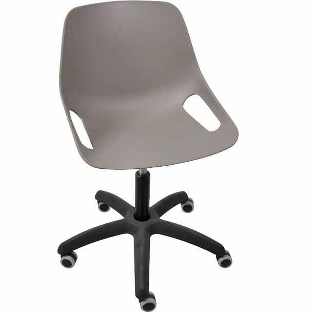 Стул "Q5 SW КРЕСЛО на черной Крестовине Somalia", серый - Вид 1