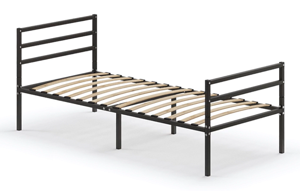 Кровать металлическая Металика Г3+Г2, 900х2000, цвет черный - Вид 1