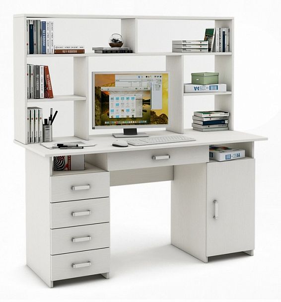 Стол компьютерный Лайт-8Я СН - Вид 1