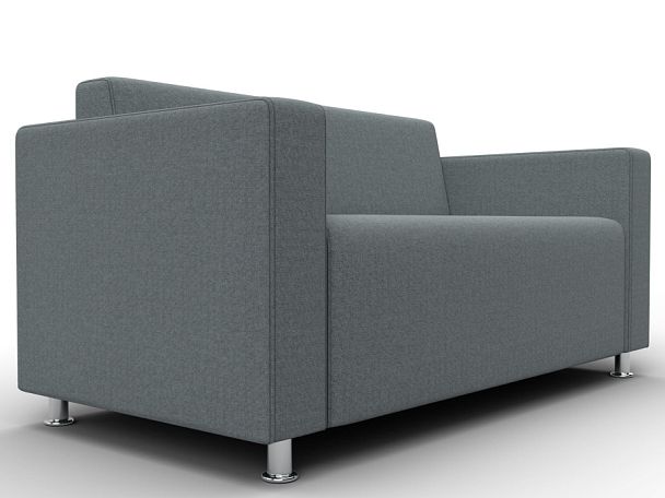 Диван прямой Лига-093 ВН Рогожка серый - Вид 3