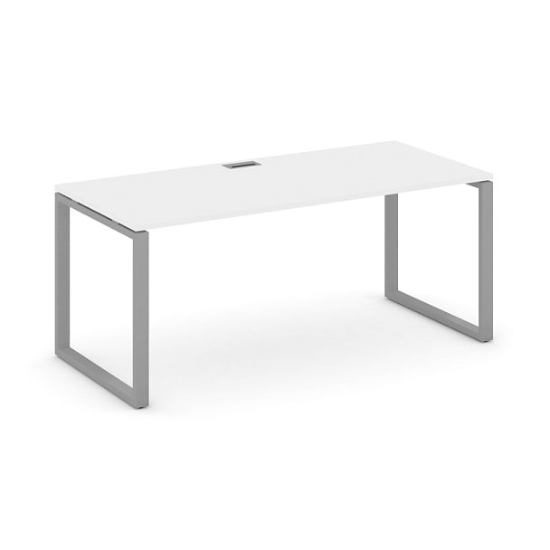 Style Project Direct Direct Стол письменный SN-6O.SR-014.M Белый/Металл Серый 1580*700*750 - Вид 1