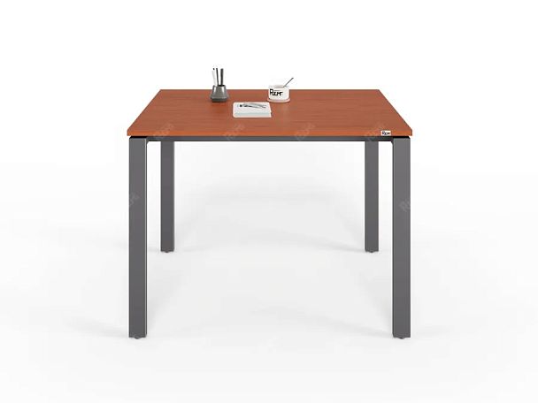 UNITY РМС8-10 ОРЕХ ИТАЛЬЯНСКИЙ Стол на металлокаркасе прямой 1000х800х750 - Вид 3