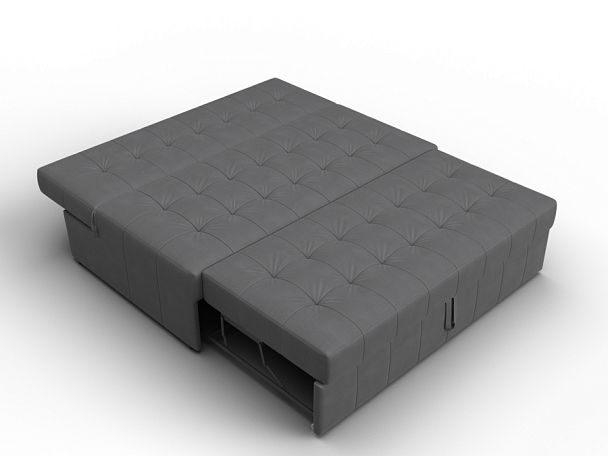 Диван прямой Лига-107 (140) Замша серый - Вид 8