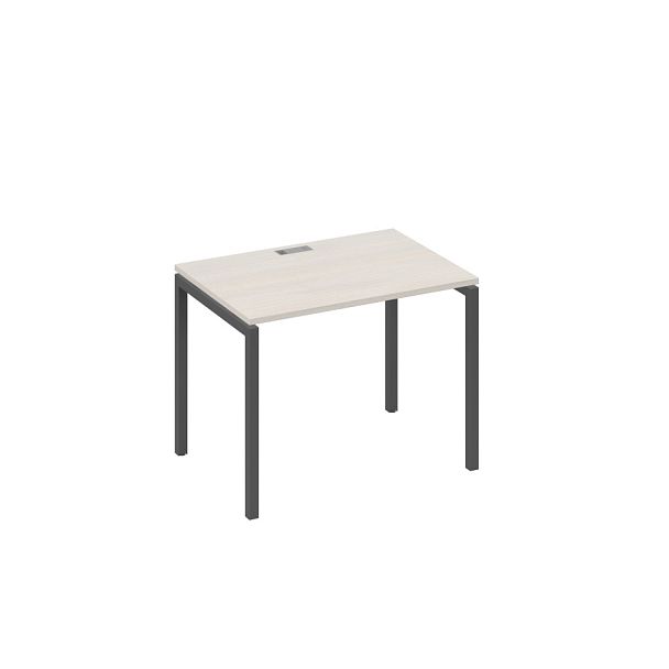 Стол письменный на металлокаркасе DUE A4 А4 Б2 012 БП дуб / металлокаркас антрацит - Вид 1