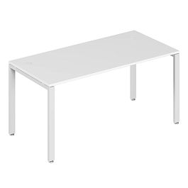 Стол письменный на металлоопорах Trend Metal 160x60x75 белый - Фото предпросмотра