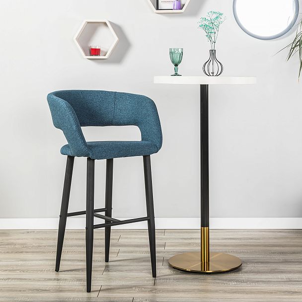 Кресло Бар.Hugs синий/черный - Вид 8