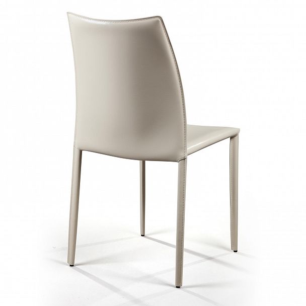 Стул Rolf, кожа бежевый, стопируемый - Вид 5