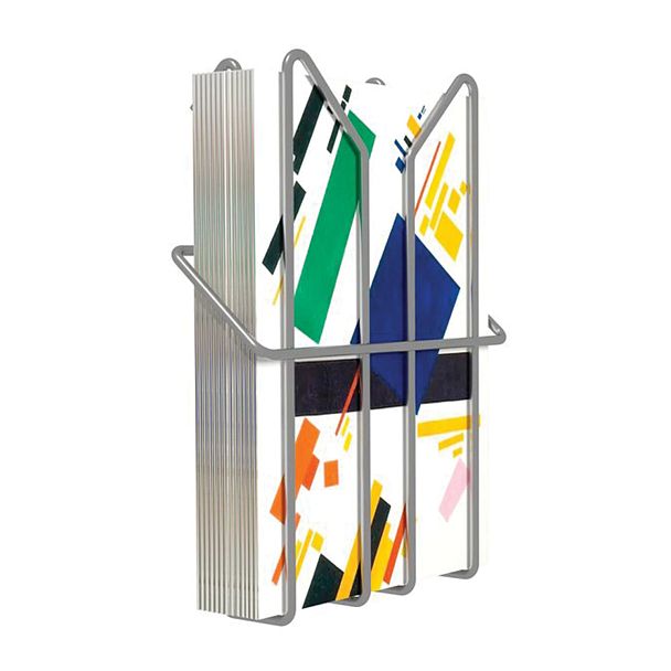 Лоток навесной для стоек ПАРУС, А6, 220х115х50 мм, проволочный, хром, 290443 - Вид 4