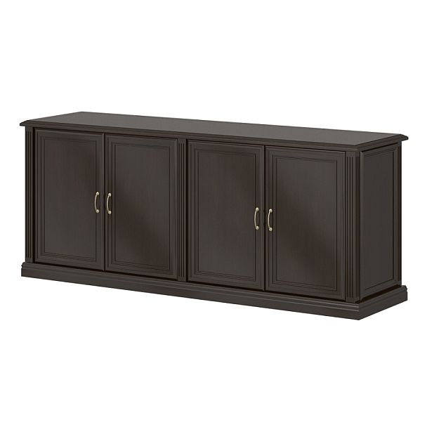 Греденция "Версаль"  ПК-ВР-ТМ200Х55Ш-В1-974 темный орех - Вид 1