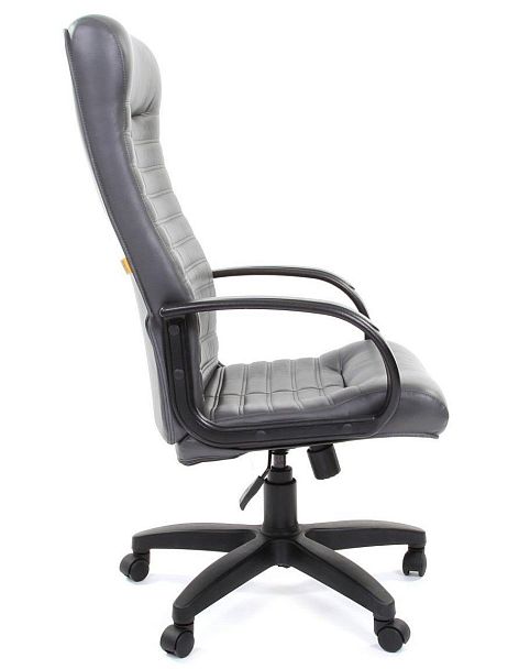 Кресло CHAIRMAN 480LT, экокожа, серый - Вид 3