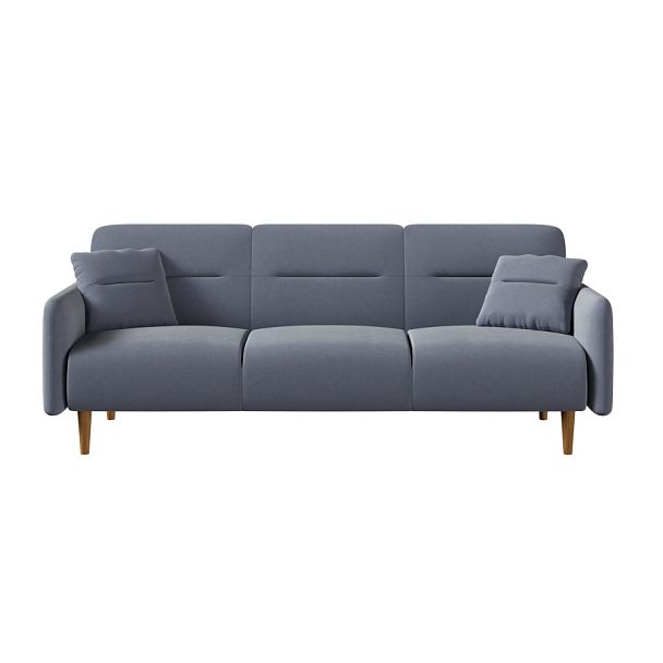 Диван-релакс трехместный Chairman Колин 2160х900х860 велюр серый - Вид 1