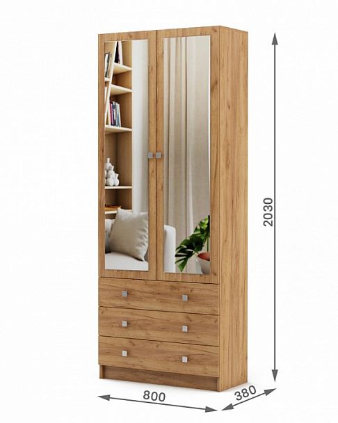 Шкаф для белья Бостон-11 - Вид 2