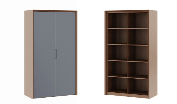 Шкаф для бумаг Concept 105x50x185,5 дуб капучино - Вид 1