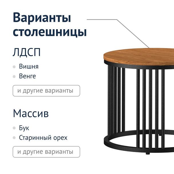 Стол Лофт-95, журнальный - Вид 5