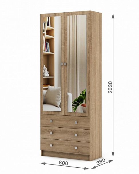 Шкаф для белья Бостон-11 - Вид 2