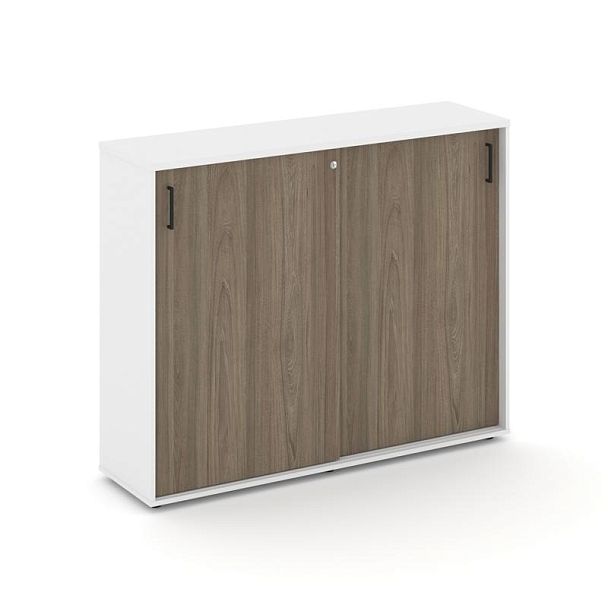 Стайл Проджект Тумба опорная/приставная SN.TOP-173 Белый/Белый/Вяз Благородный/Черный Ручки 1632*400 - Вид 1