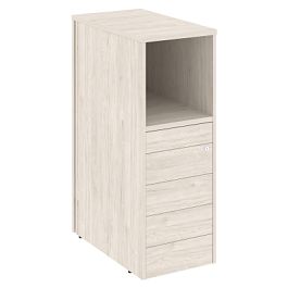 Onix Тумба 5 ящиков TIP-ON завершающая, левая O.R-TV-5 TIP (L) Денвер светлый 436*767*1185 - Фото предпросмотра