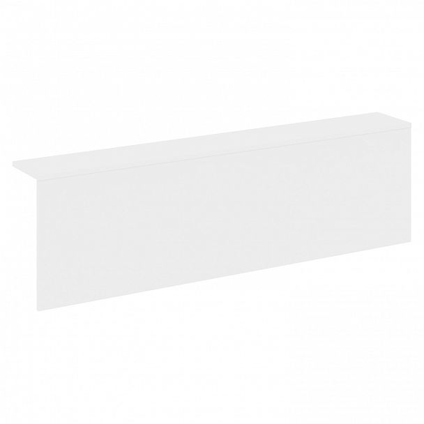 Накладка прямая высокая на 2 модуля "Onix" О.R-NP.V-138.2 белый - Вид 1