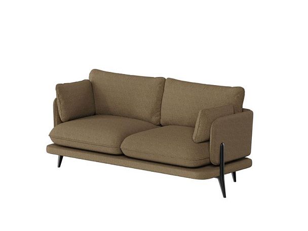 Поско Диван двухместный PSC-02 Merino 003/Металл Черный 2000*850*850 - Вид 1