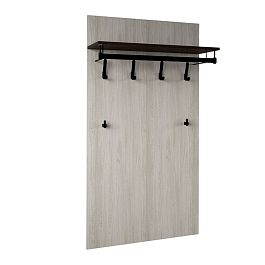 Прихожая Модена вешалка МВ-32 ясень анкор светлый/венге - Фото предпросмотра