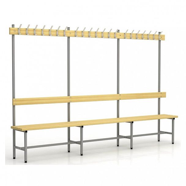 Вешалка односторонняя П-091Д/2 на 21 крючок - Вид 1