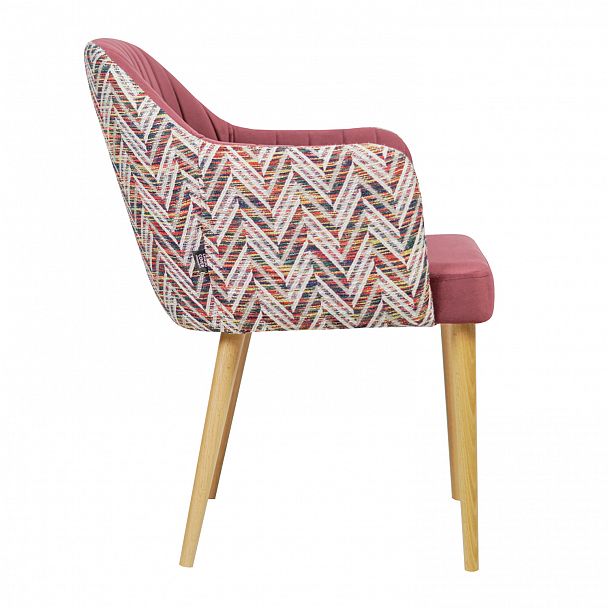 Стул Тюльпан, красный, гобелен - Вид 3